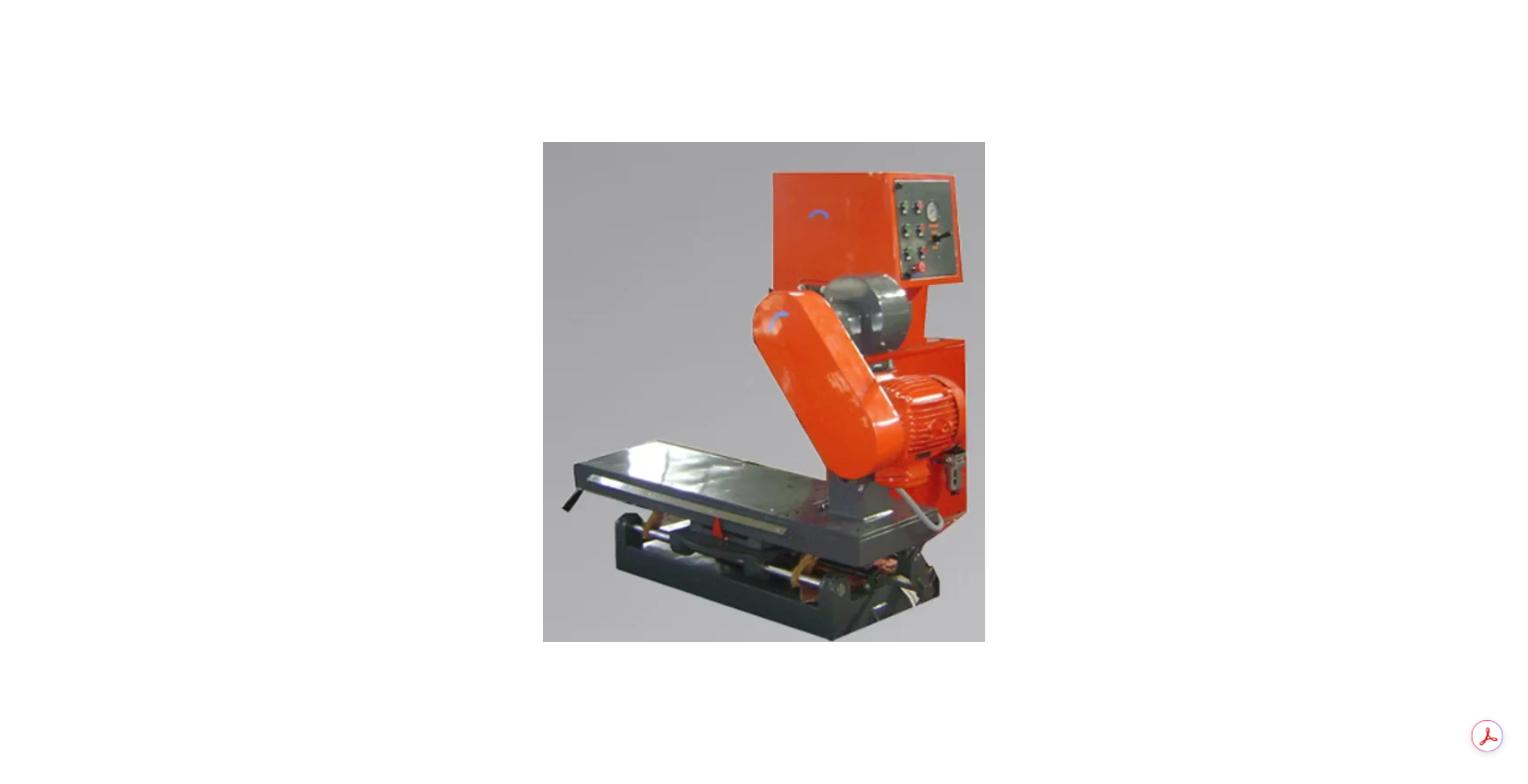 Drop photo: buffing machine
