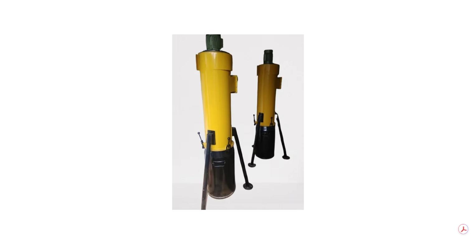 Drop photo: dust collector with cyclone filter