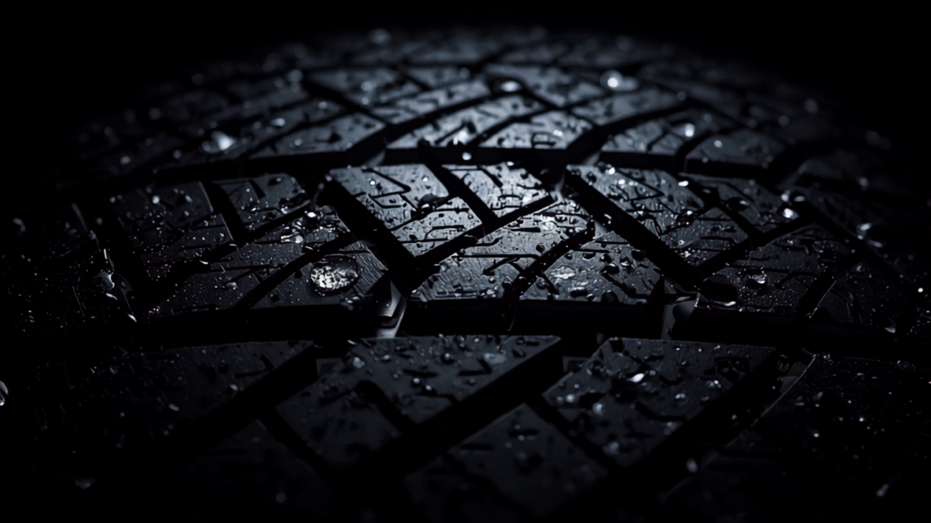 Drop hero photo: tyre tread close-up