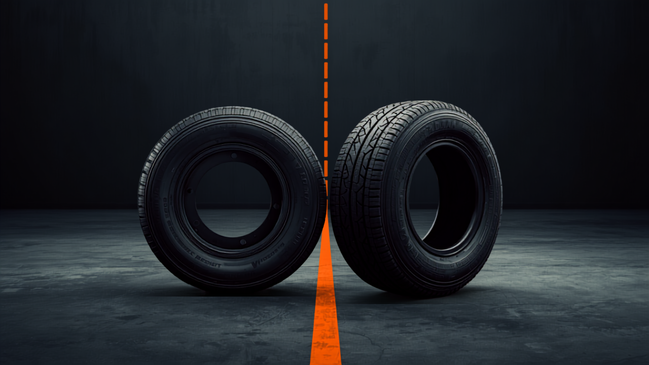 Retreads vs. New Tires — cost-per-mile comparison graphic